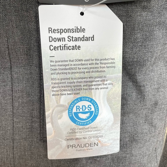 Eddie Bauer Women's Superior III Down
Stadium Coat Jacket Size: PXS Color: Gray - Picture 7 of 16